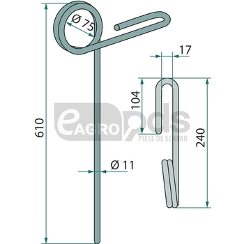 Gheara elastica - GRANIT [18010.ST-ST-8]