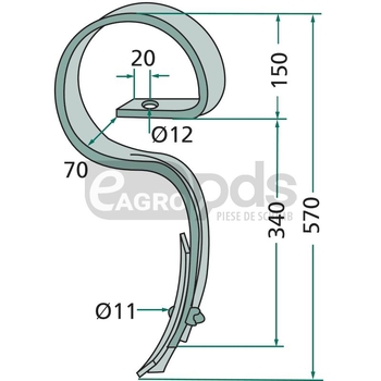 Dinte cultivator - GRANIT [1801.1135]