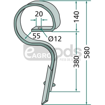 Dinte cultivator - GRANIT [1801.1506]
