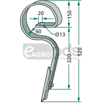 Dinte cultivator - GRANIT [1801.1517]