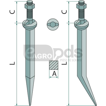 Dinte cultivator - GRANIT [180141502-0]