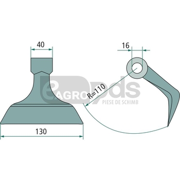 Ciocan batator - tocator vegetale Maschio - GRANIT [180180324]