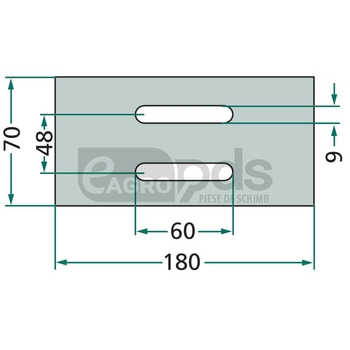 Racleta din plastic - GRANIT [18020 034102]