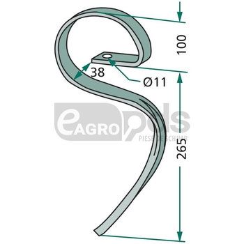 Dinte pentru grape - GRANIT [1802.1018]
