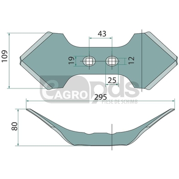 Brazdar inima dubla - GRANIT [1802400025]