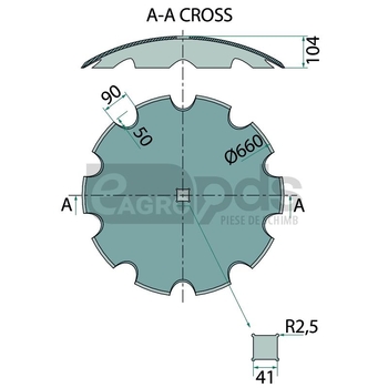 Taler disc - GRANIT [1802800091]
