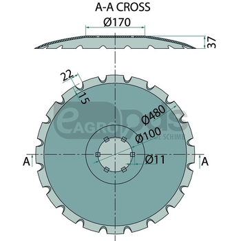 Taler disc - GRANIT [1802800093]