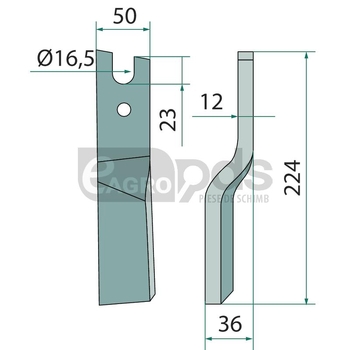 Cutit freza - GRANIT [1802800104]