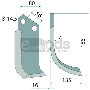 Cutit arcuit - GRANIT [18028 51937100]