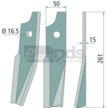 Cutit rotor - GRANIT [18028 52325000]
