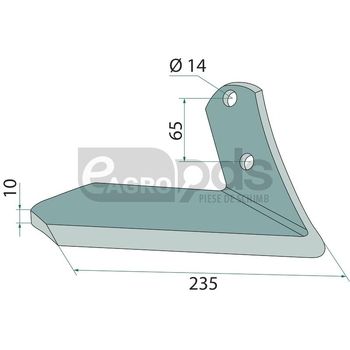 Aripa brazdar - GRANIT [18028 H2212500]