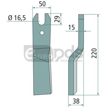 Cutit rotor - GRANIT [18028 K1602780]