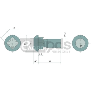 Surub aplatizat - GRANIT [18030.039]