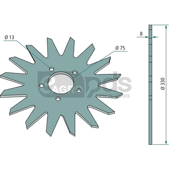 Disc tip stea - GRANIT [18031-0116]