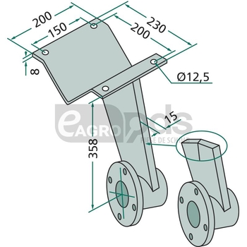 Suport taler disc - GRANIT [18031-0500.2]