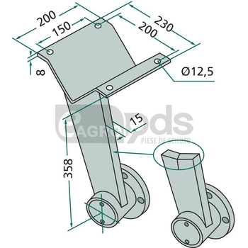 Suport taler disc - GRANIT [18031-0501.2]