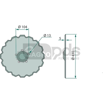 Disc de semanat - GRANIT [18031-0526]