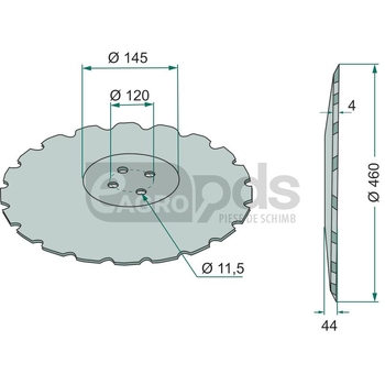 Taler disc - GRANIT [18031-0586]