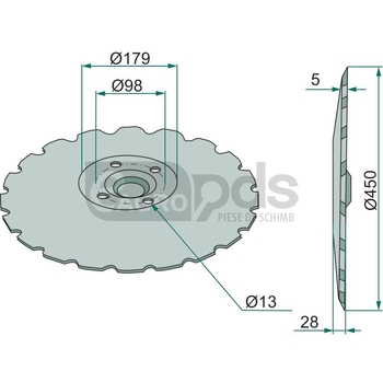 Taler disc - GRANIT [18031-0594]