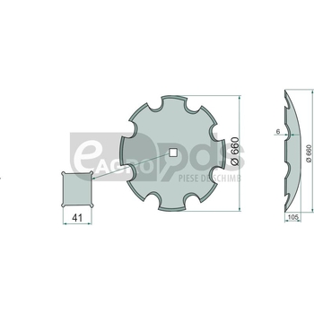 Taler disc - GRANIT [18031-0676]