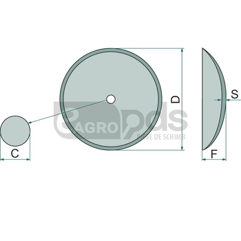 Taler disc - GRANIT [18031-1124KI-0541]
