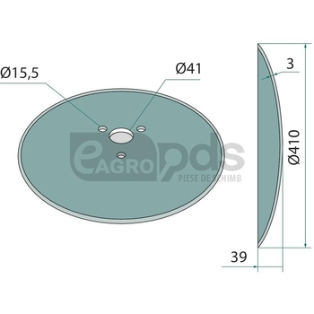 Disc de hamei - GRANIT [18031-116CI-RS10]