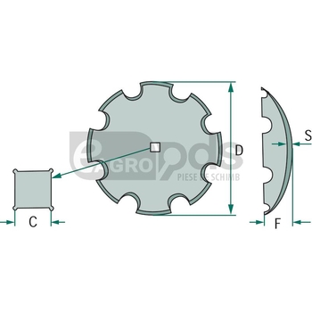 Taler disc - GRANIT [18031-161040]