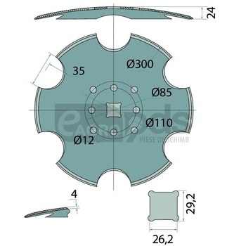 Taler disc - GRANIT [18031-212CI-C336]