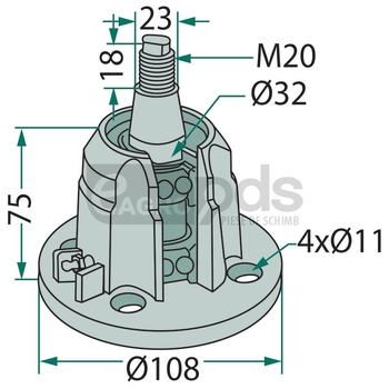 Rulment de disc - GRANIT [18031-23020]