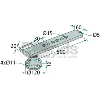 Butuc disc complet - GRANIT [18031-238820]