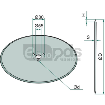Disc - GRANIT [18031-330080]