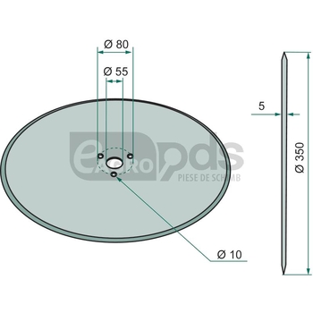 Disc - GRANIT [18031-335080]