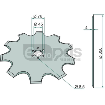 Disc de semanat - GRANIT [18031-34018]