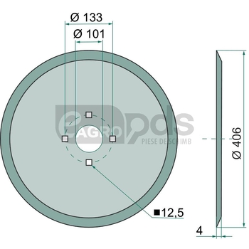 Disc de semanat - GRANIT [18031-34039]