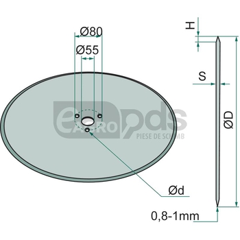 Disc - GRANIT [18031-356080]