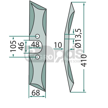 Cutit curbat - GRANIT [18031-432VN-L]