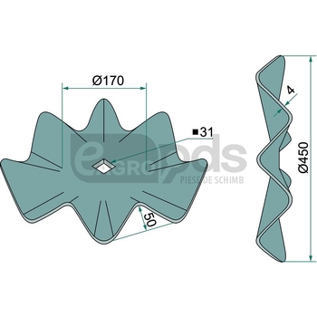 Disc taietor - GRANIT [18031-446030]