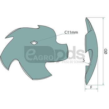 Disc cutit - GRANIT [18031-581056]