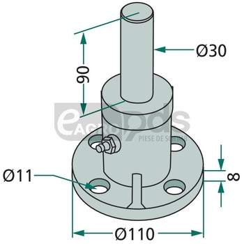 Butuc disc - GRANIT [18031-880501]