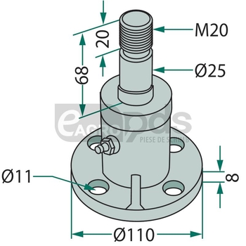 Butuc disc - GRANIT [18031-880510]