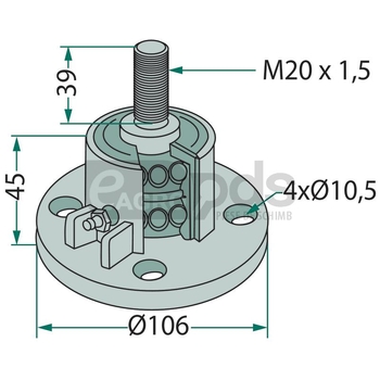 Rulment de disc - GRANIT [18031-L1]