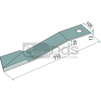 Cutit tocatoare - GRANIT [1803200074]