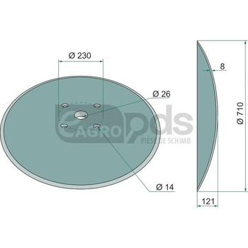 Taler disc - GRANIT [1803200085]