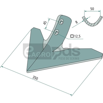 Brazdar laba de gasca - GRANIT [1803200109]