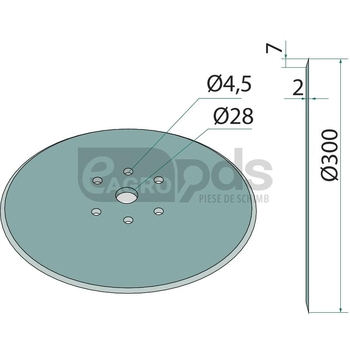 Disc de semanat - GRANIT [1803200166]