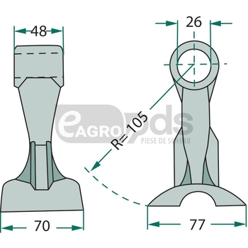Ciocan batator - GRANIT [1803200224]