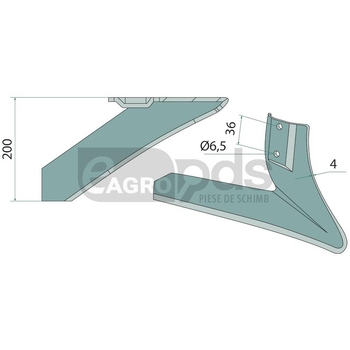 Brazdar pentru cultivator - GRANIT [1803200432]