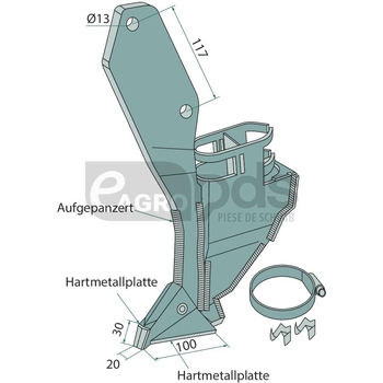 Brazdar semanatoare varianta stanga - GRANIT [1803200596]