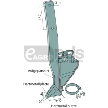 Brazdar semanatoare varianta dreapta - GRANIT [1803200599]