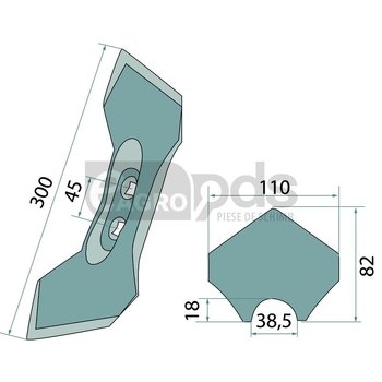 Brazdar inima dubla - GRANIT [1803200708]